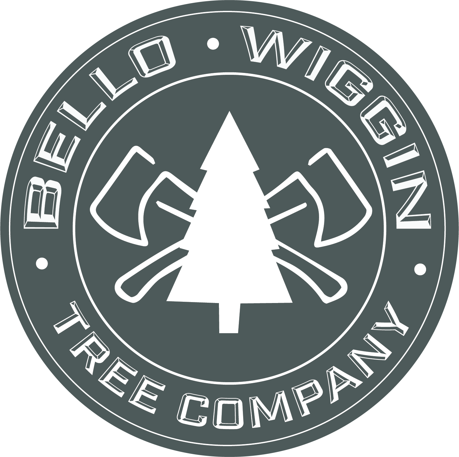 Circle Green Logo (Bello-Wiggin)B&W